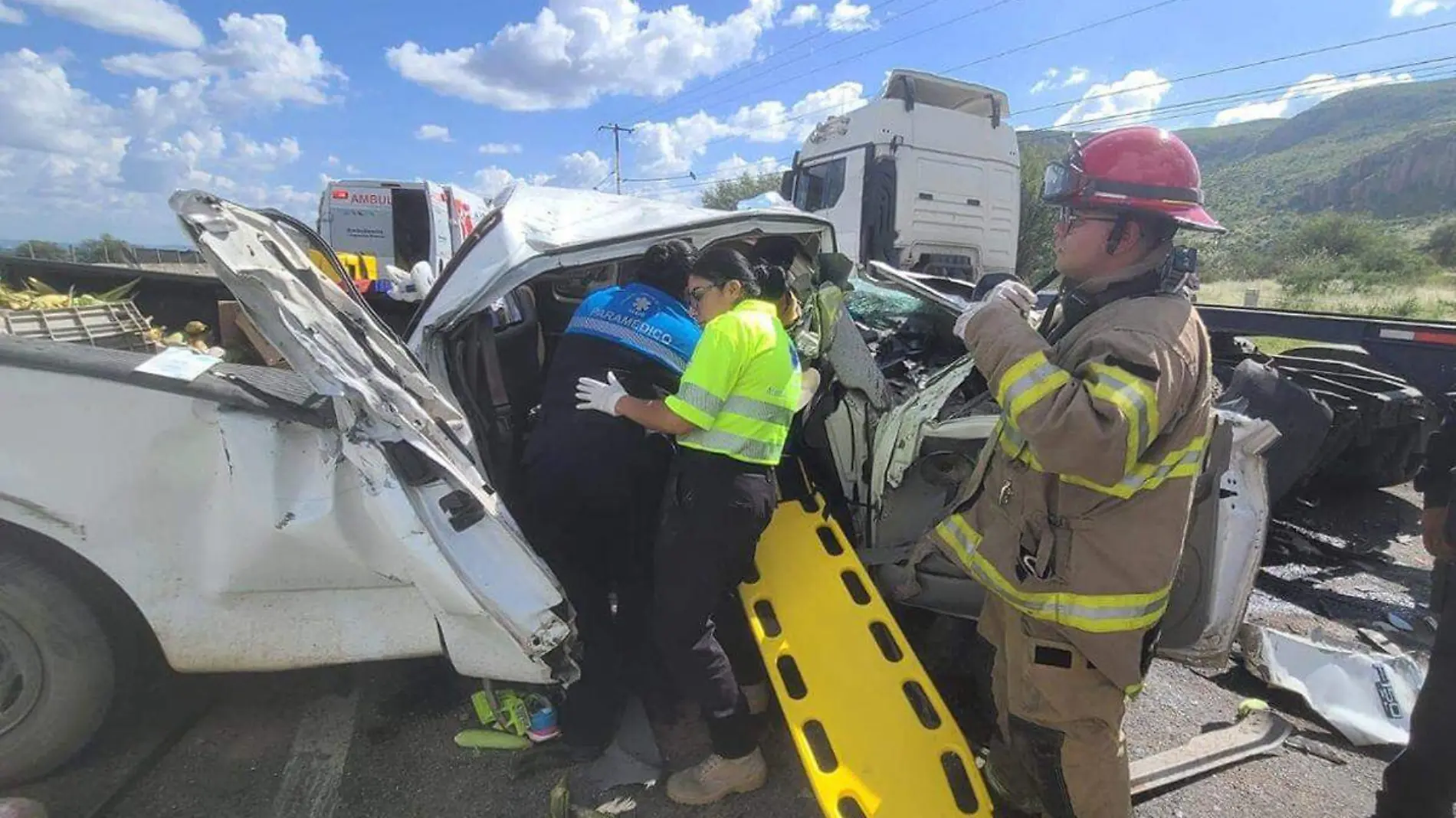 Accidente carretera federal 45